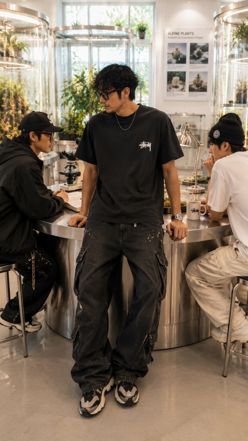 Stussy 스투시 위더드 플라워 반팔 티셔츠 상품이미지2