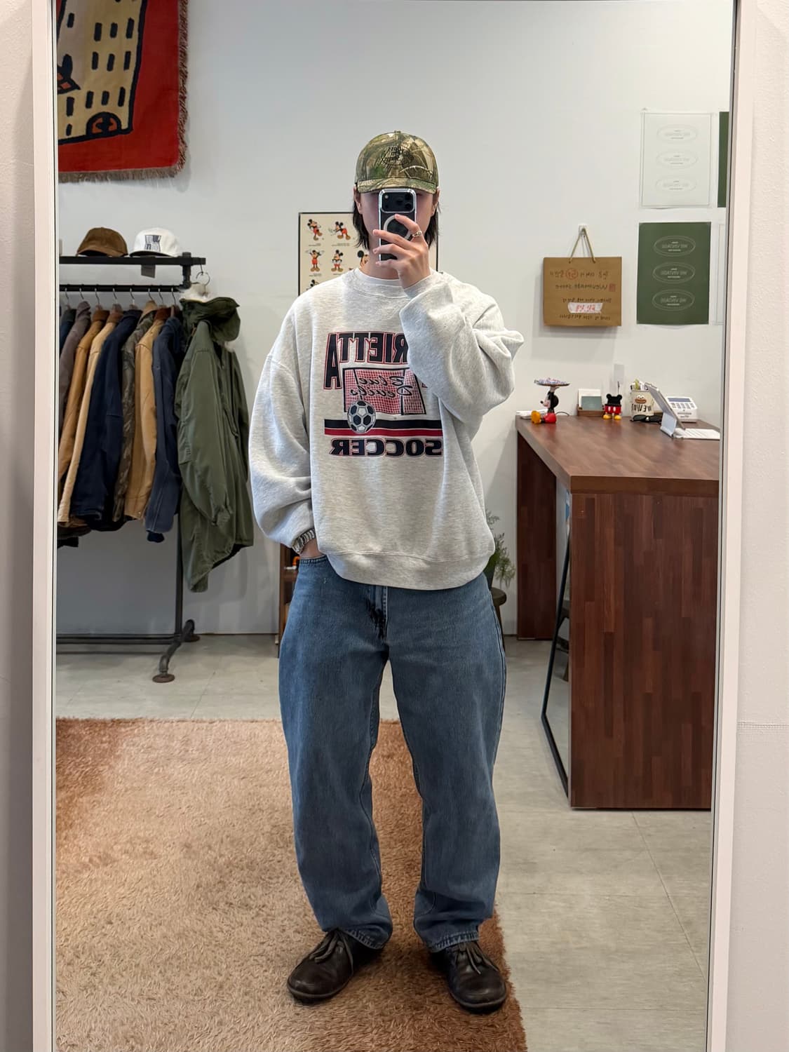 90s Russell 러셀 SOCCER 스웻셔츠 (made in USA) 상품이미지2