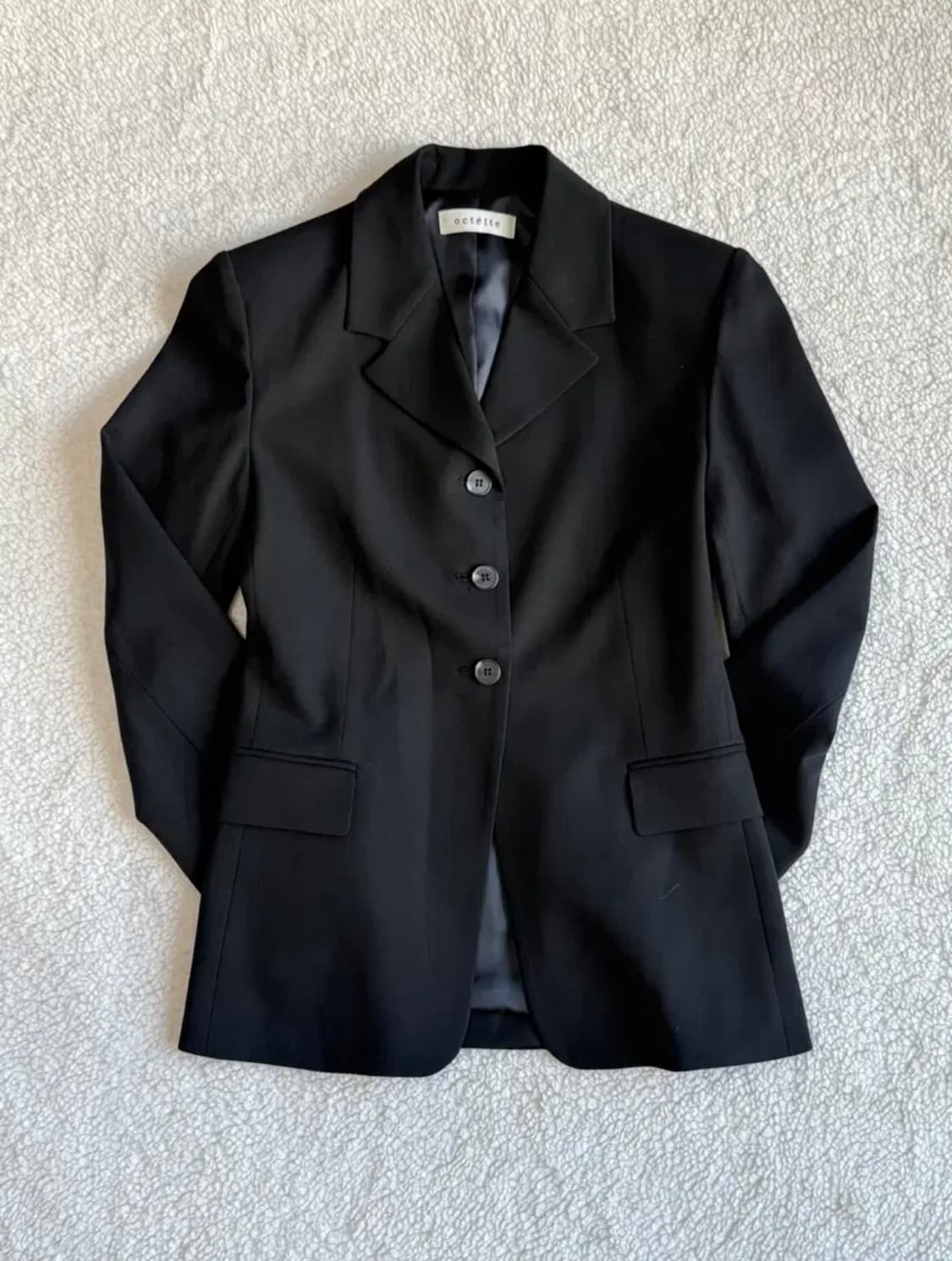 [octette] 오떼뜨 3버튼 블랙 블레이저 상품이미지2