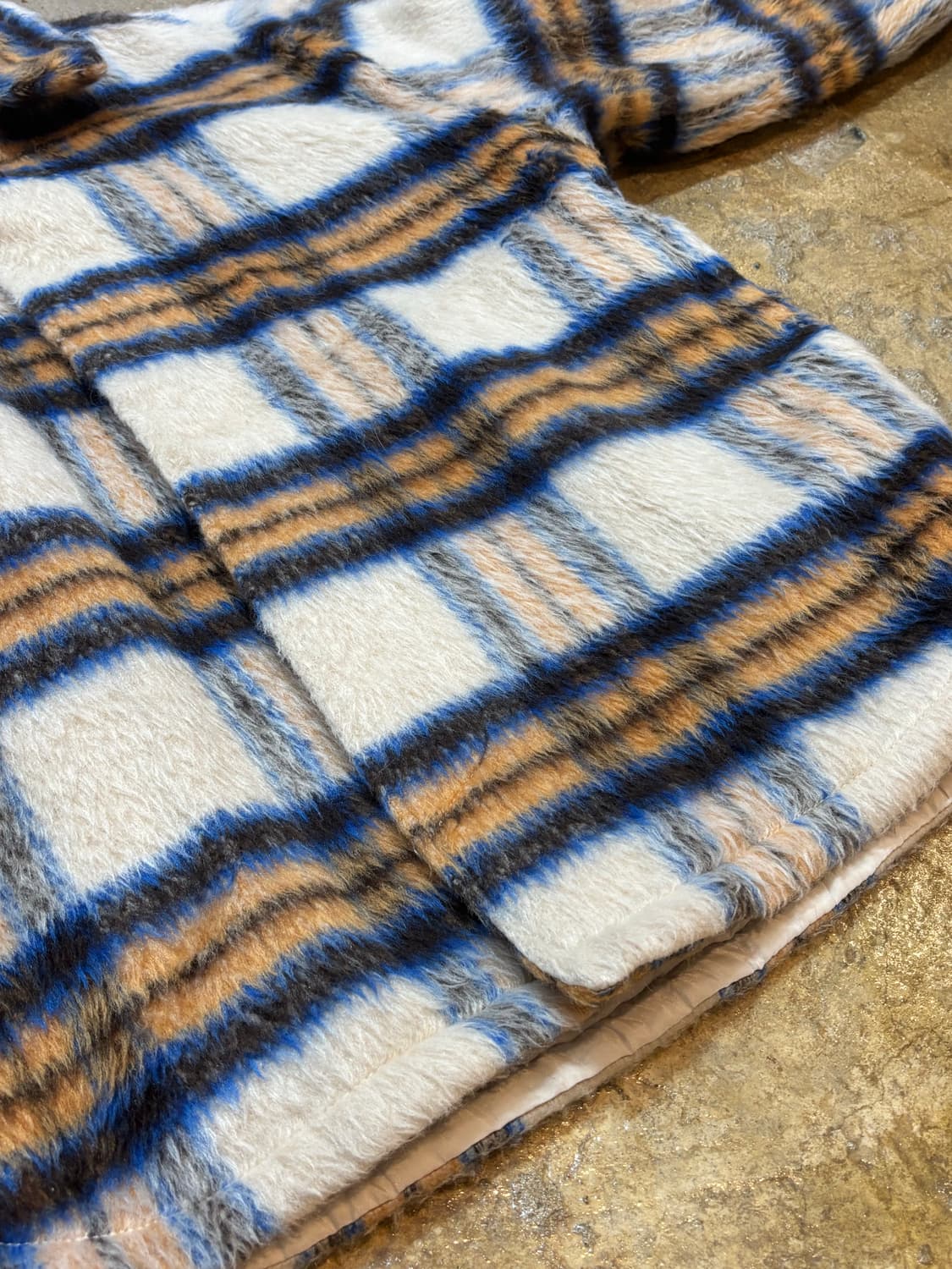 프론테 모헤어 울체크 자켓 상품이미지4