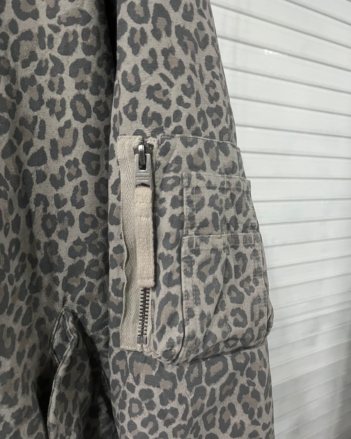 All Saints leopard ma-1 bomber jacket 상품이미지5