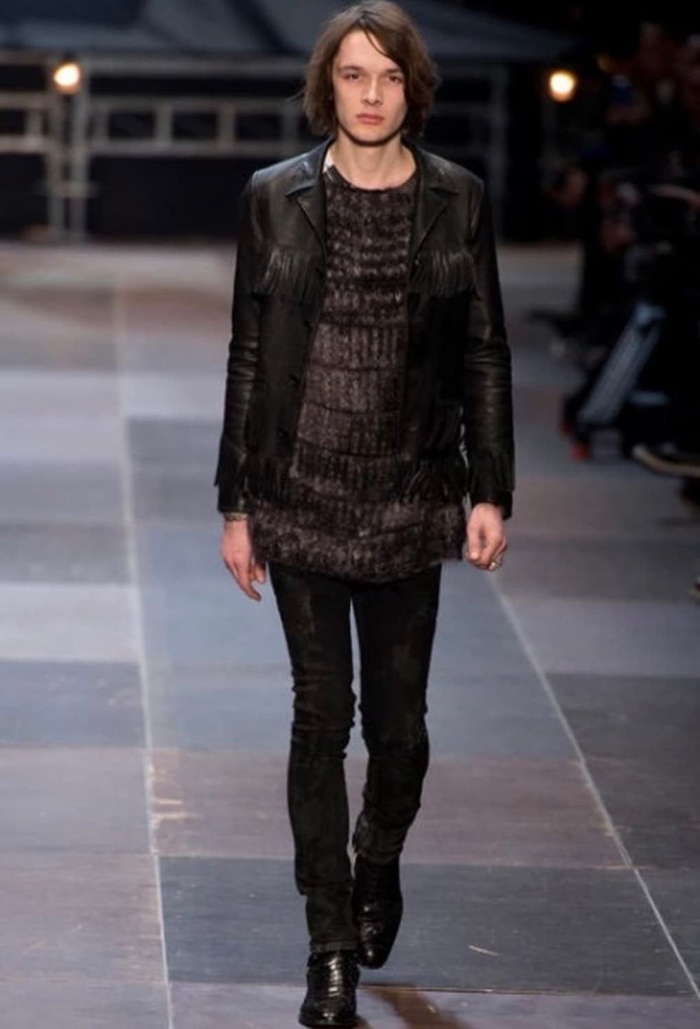 Saint Laurent oil Washed Distresed Jeans 상품이미지1