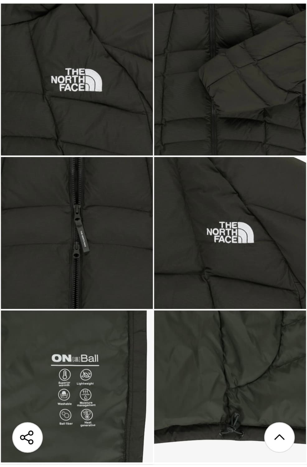 노스페이스 데이드라이브 EX 온 자켓 카키(M) 상품이미지3