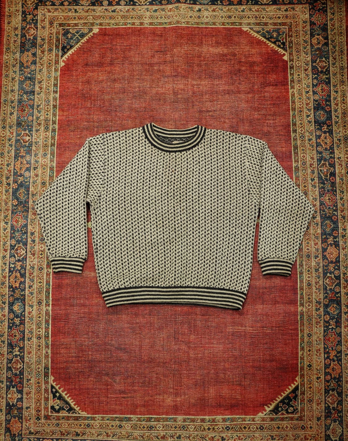 90s 빈티지 엘엘빈 버드아이 스웨터 판매 상품이미지1