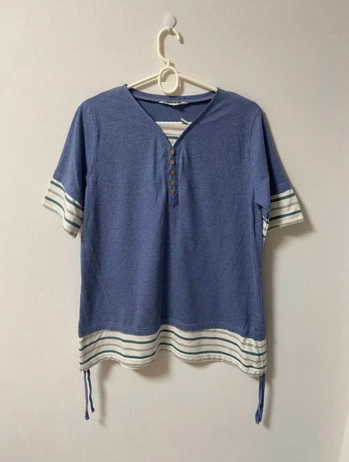 일본 빈티지 모리걸 하구미 반팔 티셔츠 상품이미지1