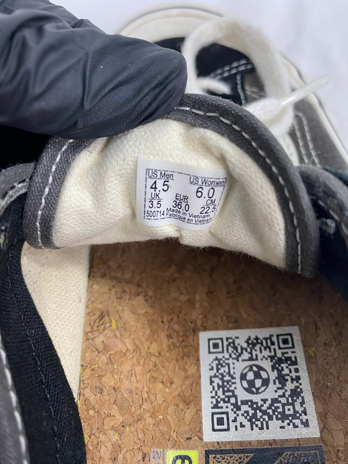 반스 스타일 136 데콘 VR3 SF 블랙 그레이 225  상품이미지7