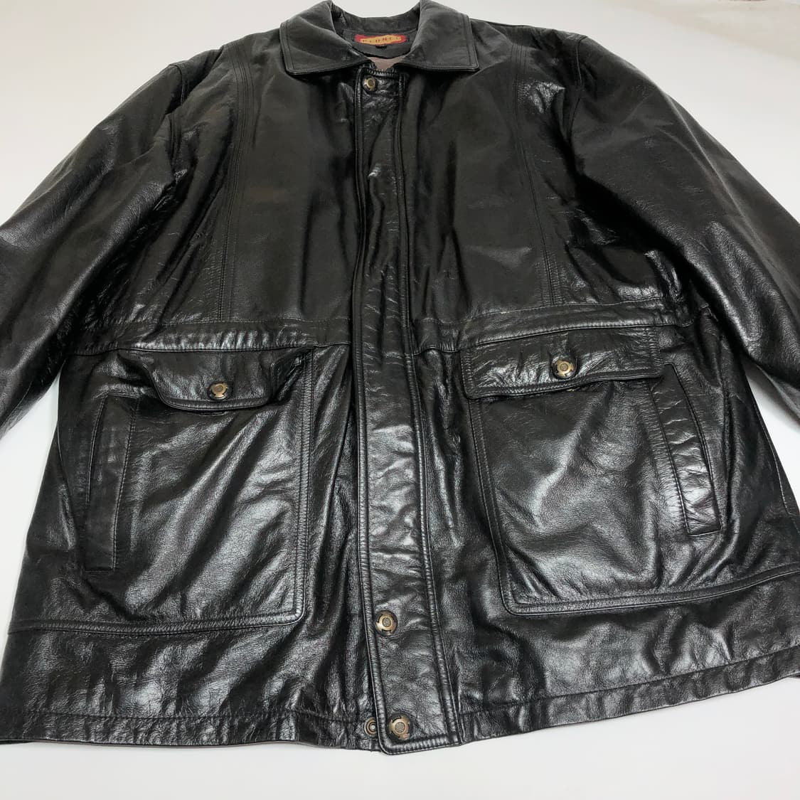 Planet 소가죽 점퍼(오리털내피) XL 상품이미지3