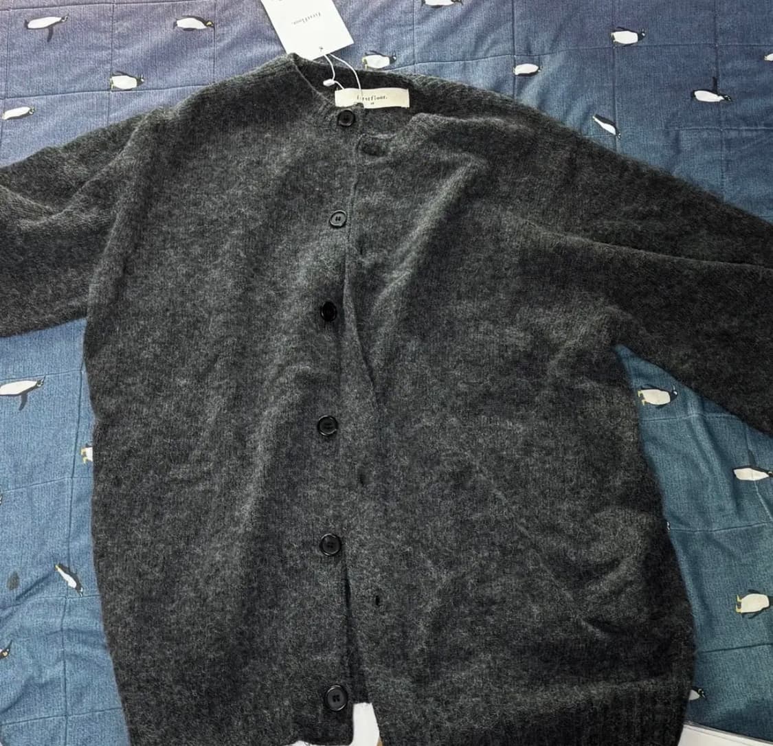 퍼스트플로어 베이비 알파카 홀가먼트 가디건 48 상품이미지1