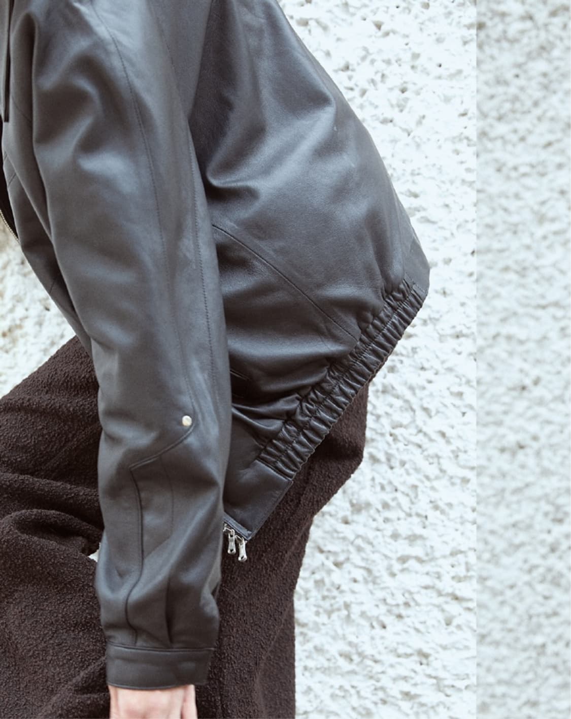 mudule Appendix 레더 블루종 46 상품이미지2