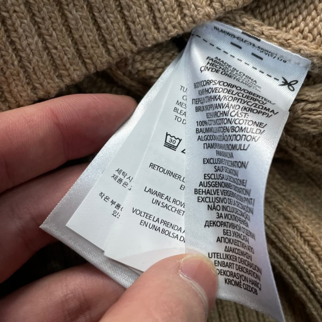 100 폴로 랄프로렌 신형 꽈배기 니트 상품이미지5