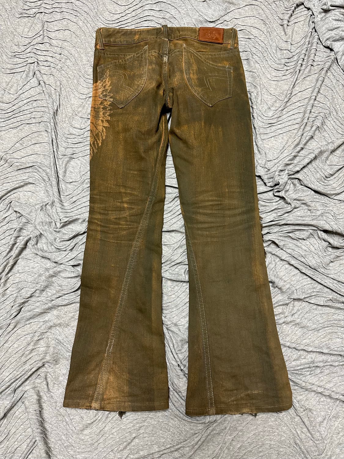 “Obelisk” lace-up flare pants 상품이미지5