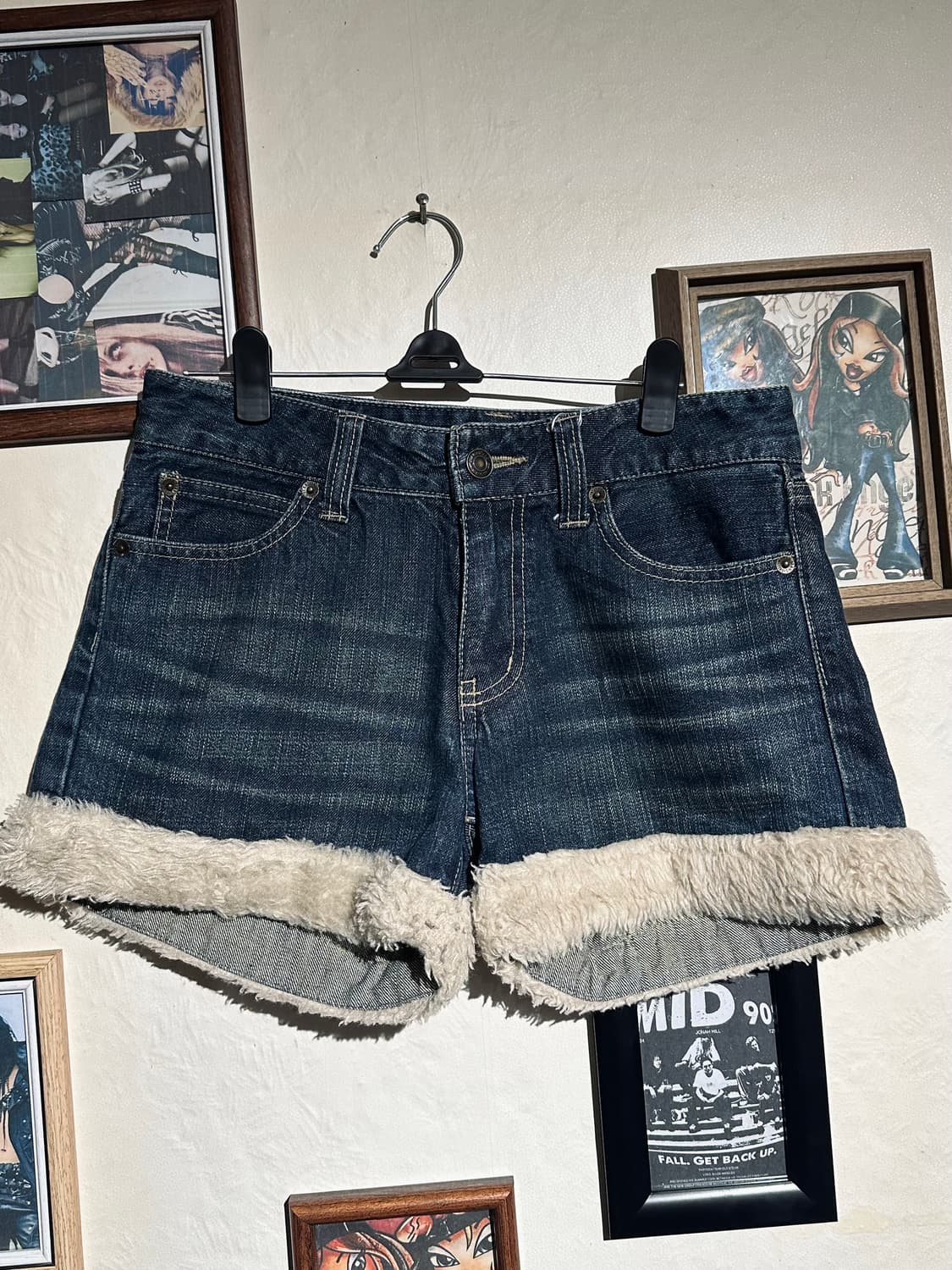 vintage Fur short pants 상품이미지2