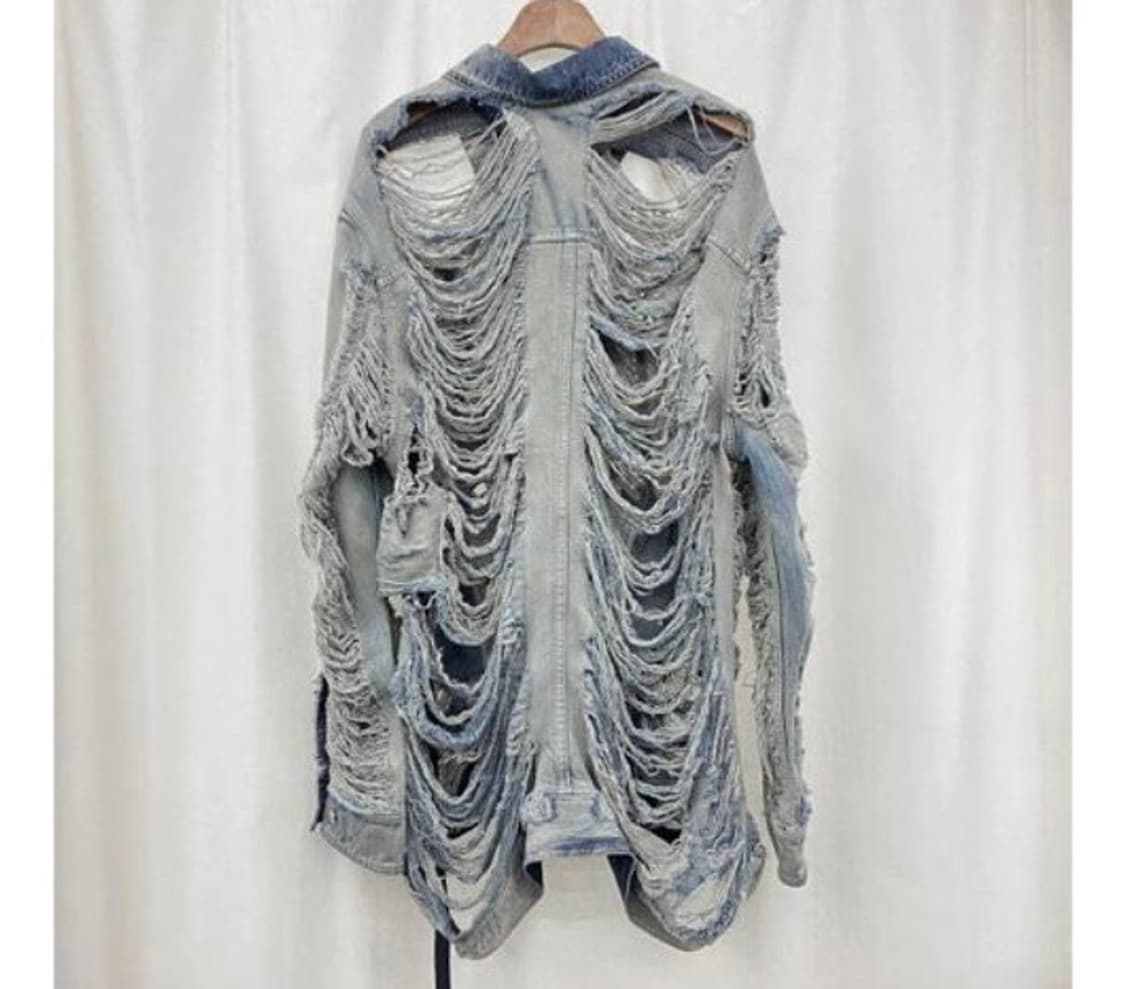 릭오웬스 23FW 점보 워커 데님 자켓 미네랄 상품이미지6