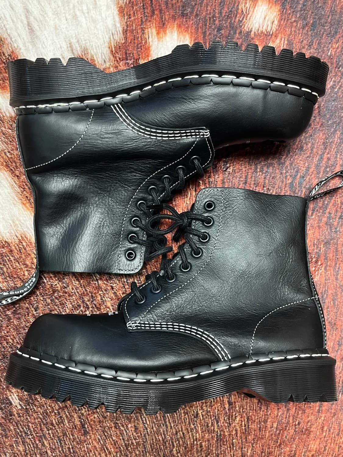 [240] 닥터마틴 1460 ST 오버드라이브 스틸토 블랙 8홀 부츠 상품이미지1