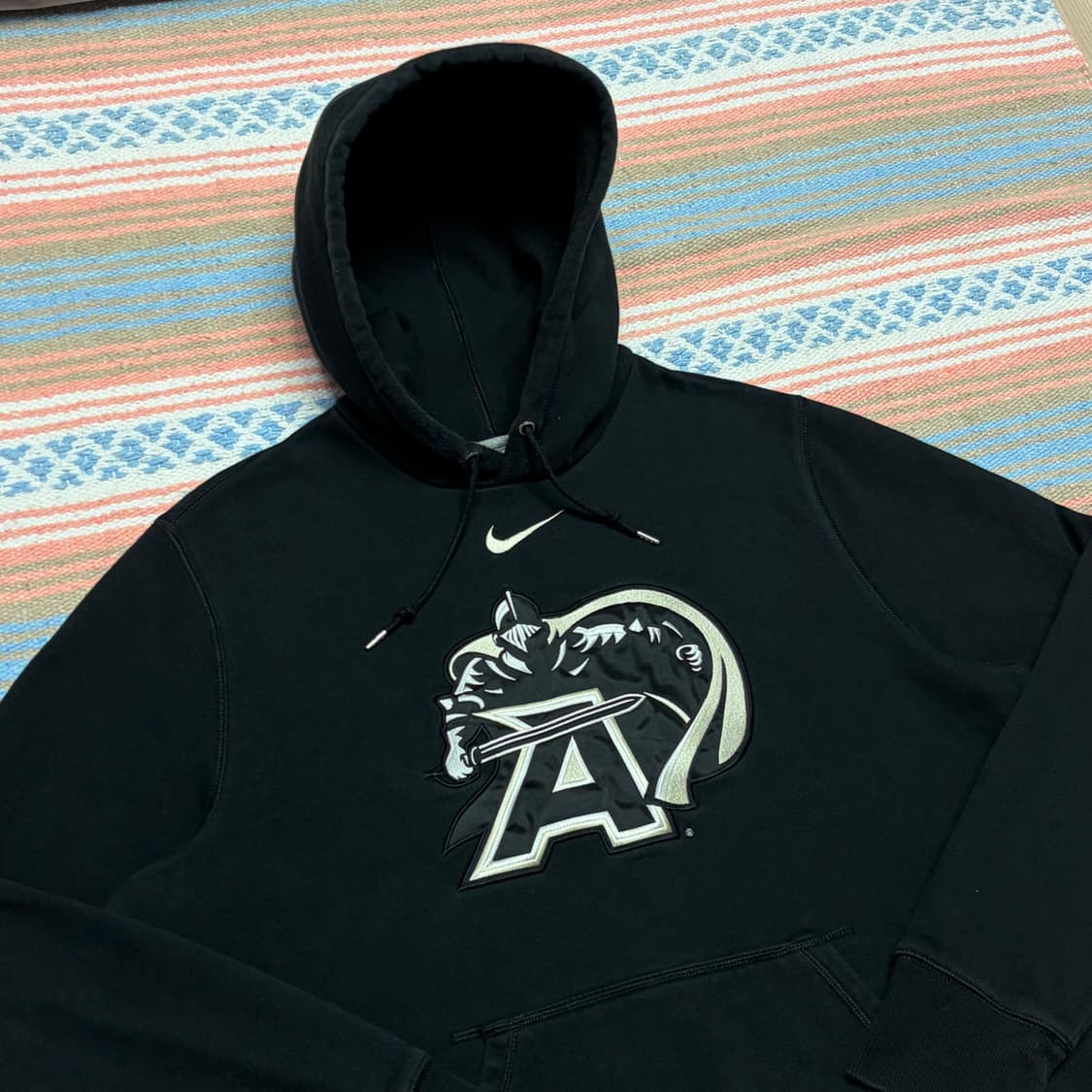 USA 빈티지 아미 블랙 나이츠 후드티 상품이미지3