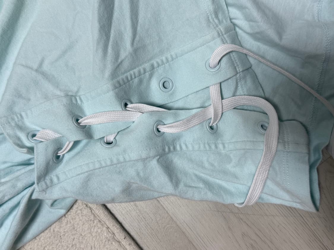 아디다스 셔링 코르셋 반팔 티 상품이미지2