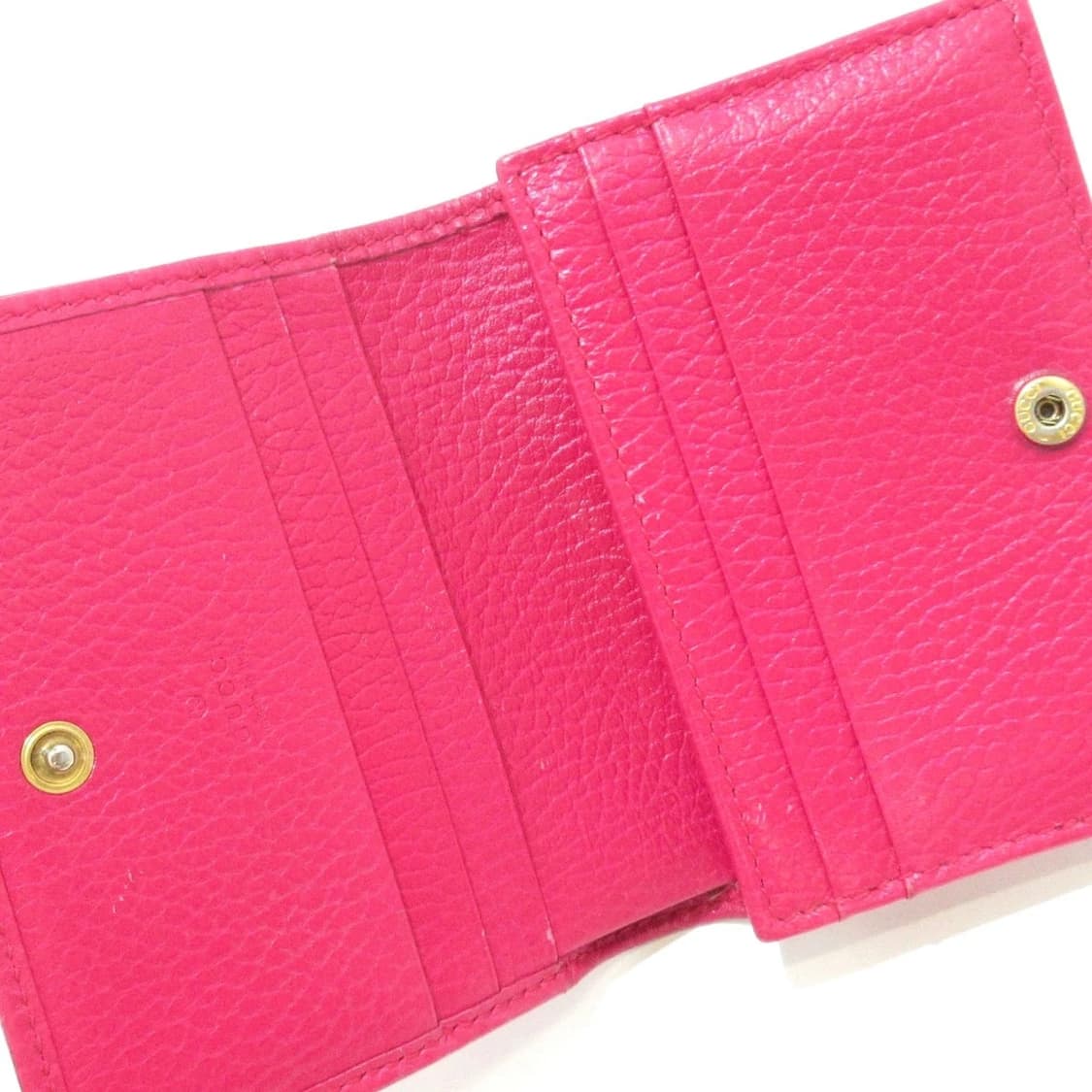 구찌 지갑 GUCCI Pink Leather Bifold Wallet 상품이미지3
