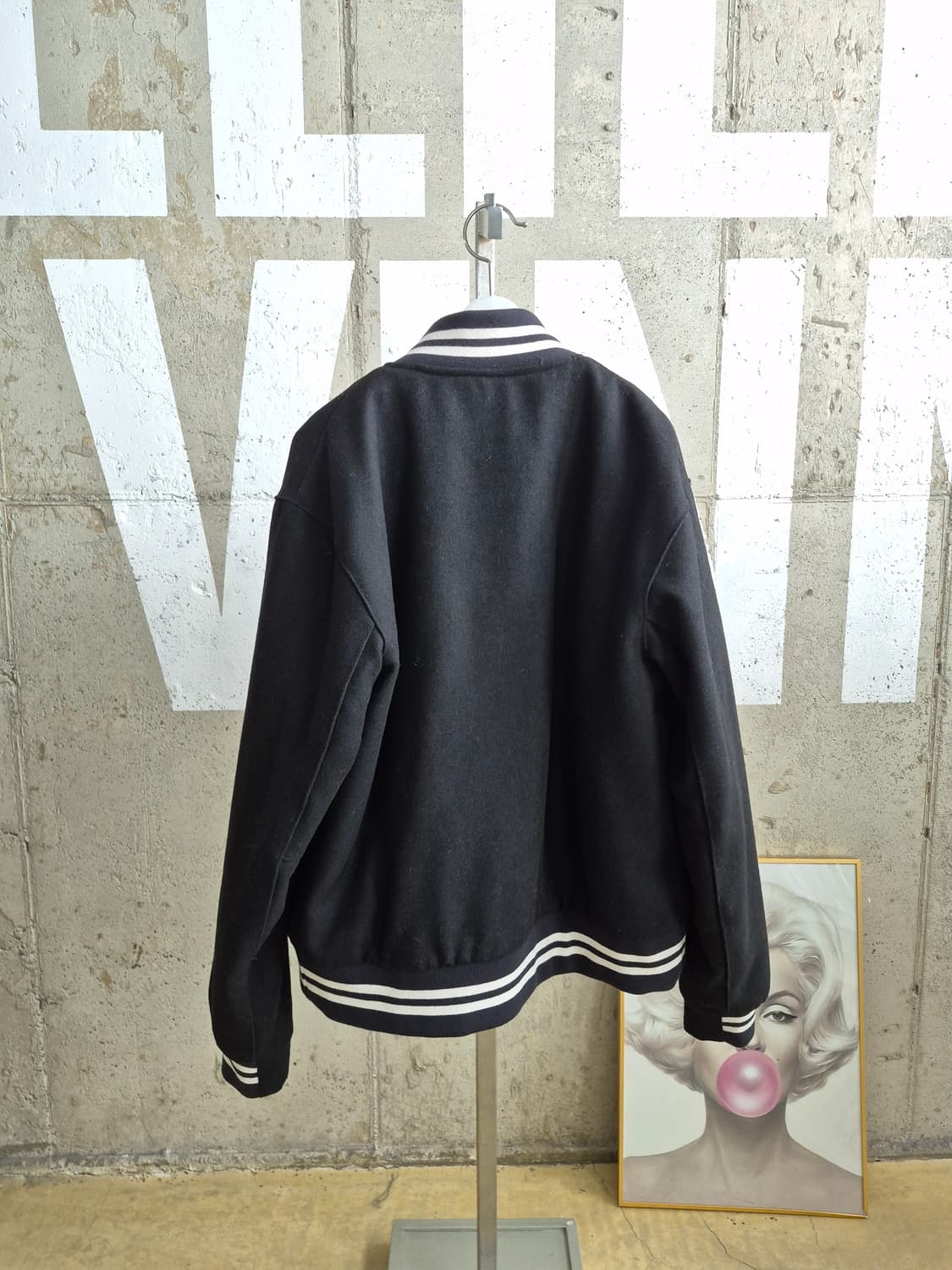 나이키 블랙 바시티 자켓(S 상품이미지4