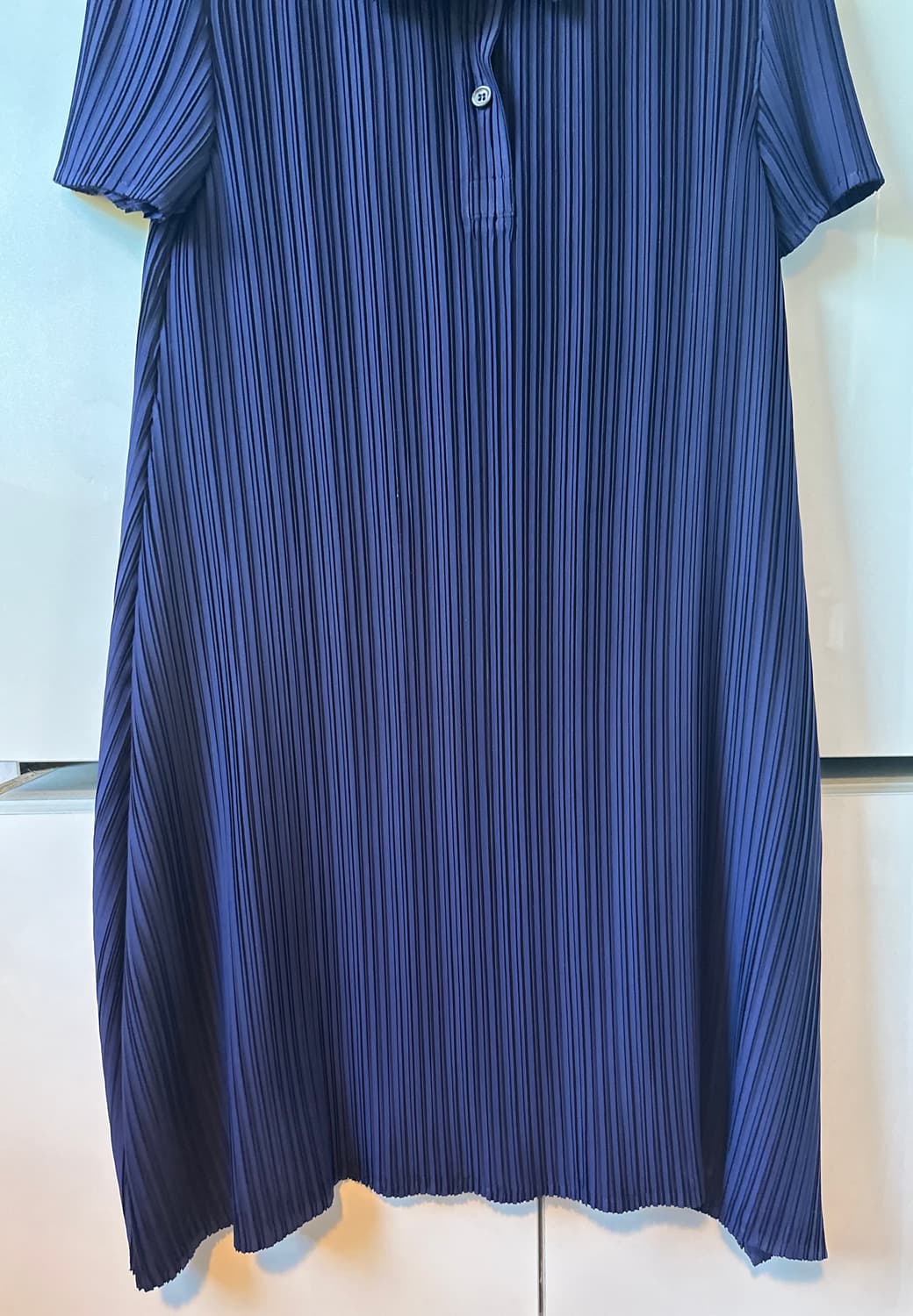 닥스 네이비 플리츠 반팔 셔츠 원피스  상품이미지2