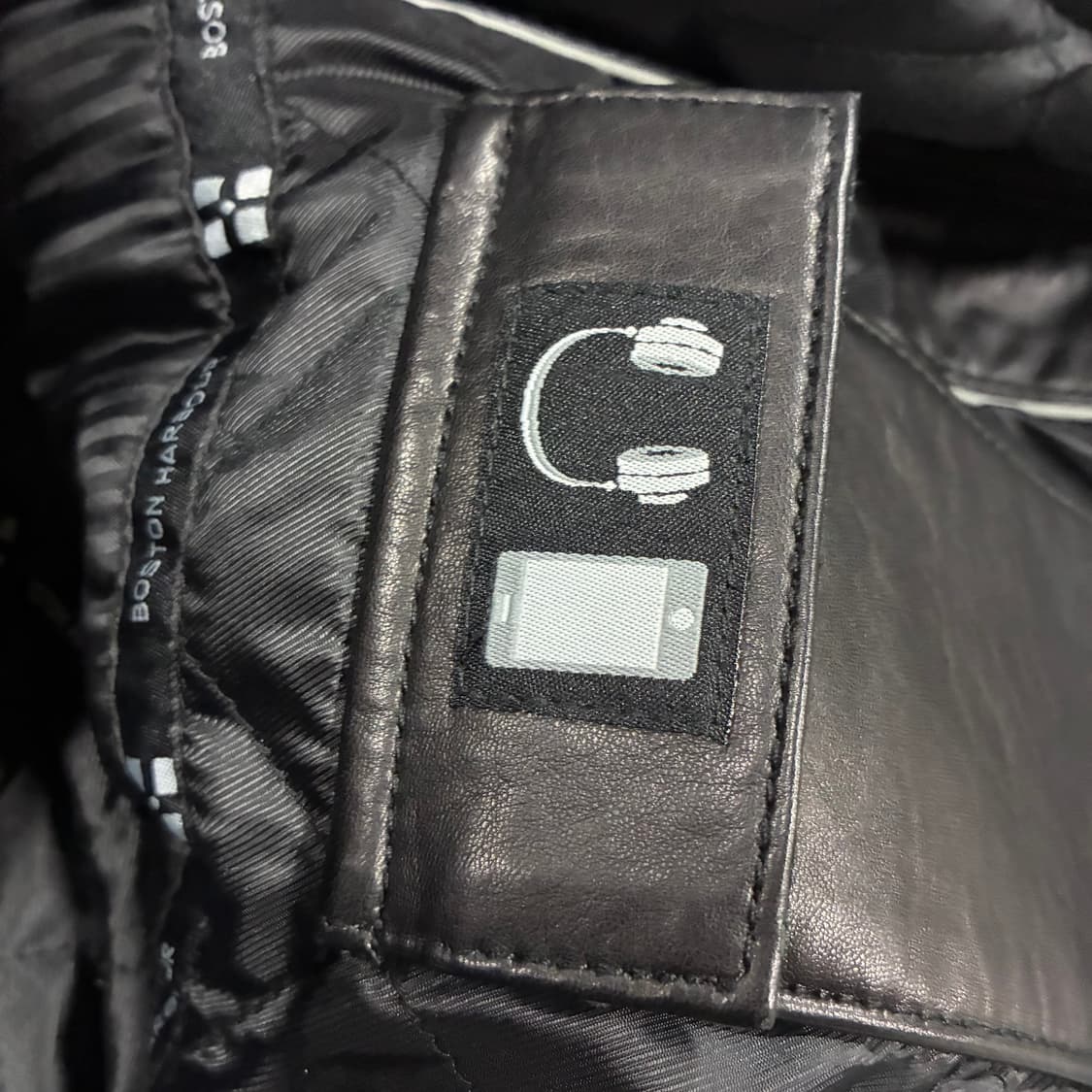 Vtg 레더 자켓. M 상품이미지4