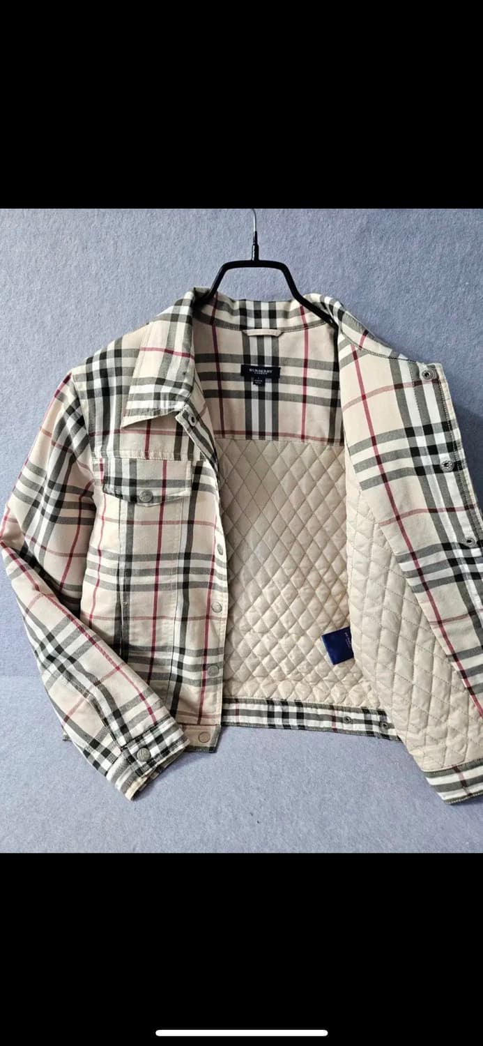 버버리 노바체크 숏 자켓 누빔 66 상품이미지8