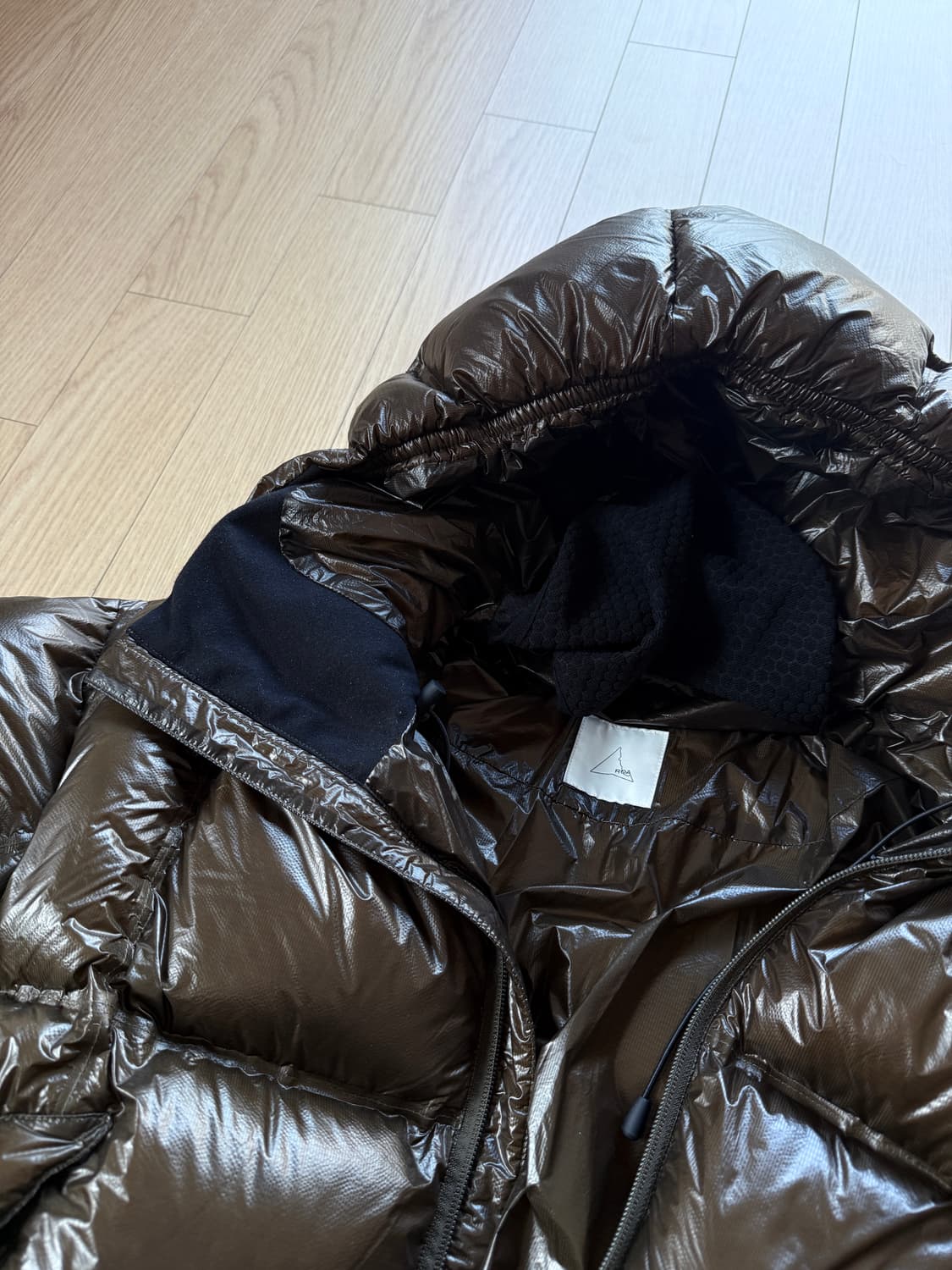 로아 큐브 패딩 올리브 상품이미지9