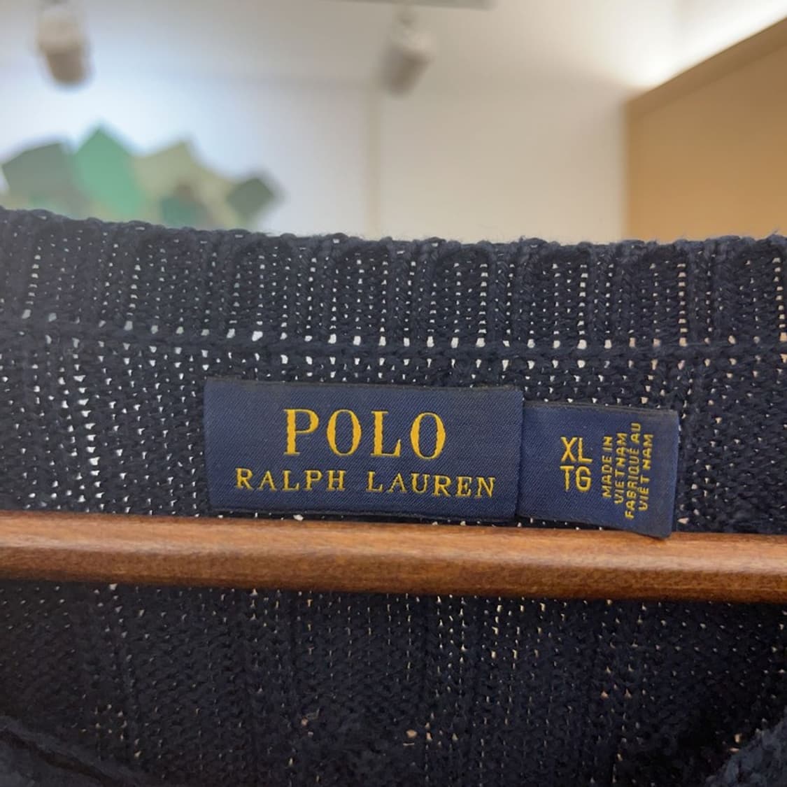 폴로 랄프로렌 빈티지 모던 캐주얼 꽈배기 니트 XL C09021 상품이미지5