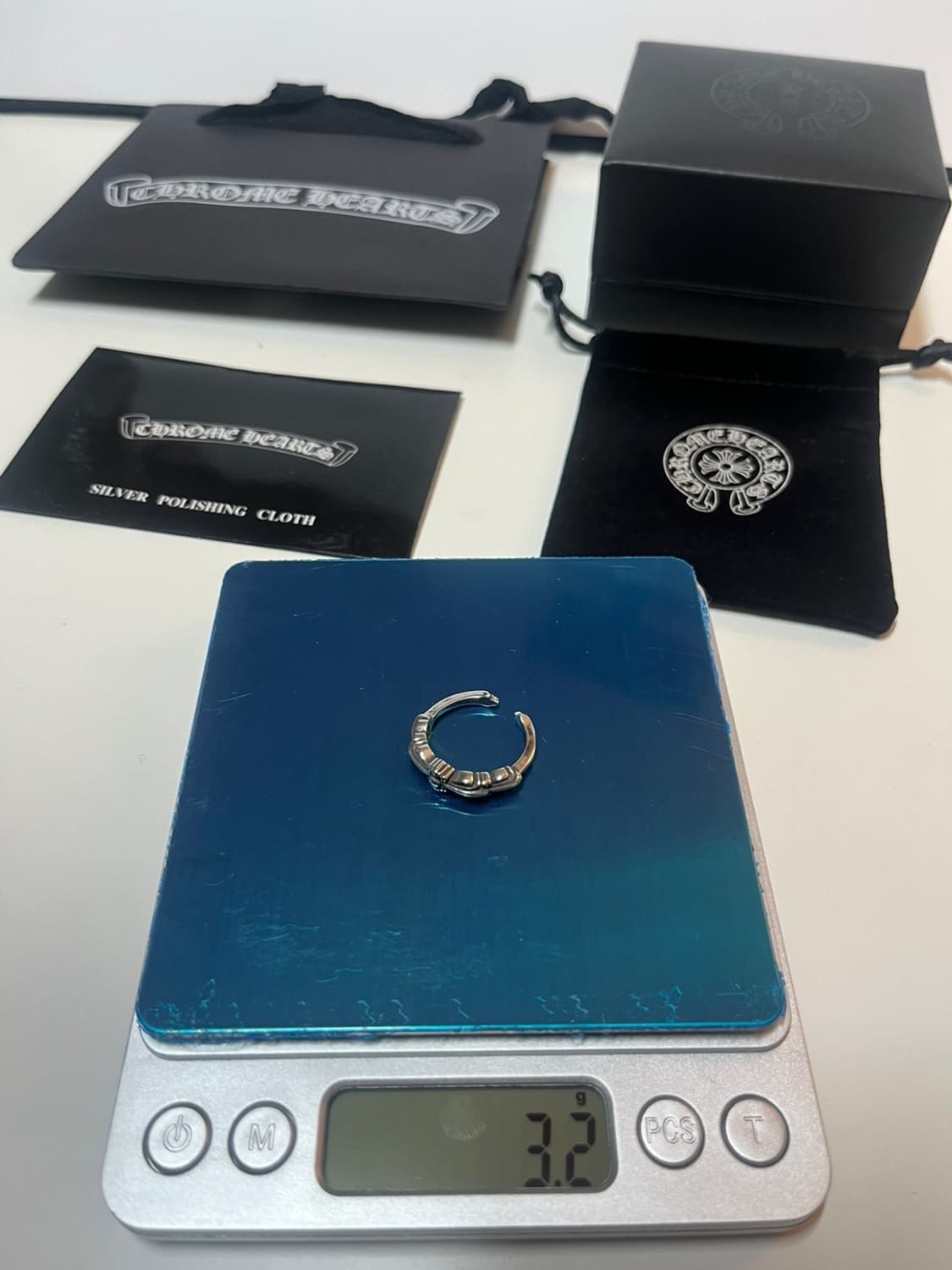 크롬 슬몰 프로랄 링 상품이미지6