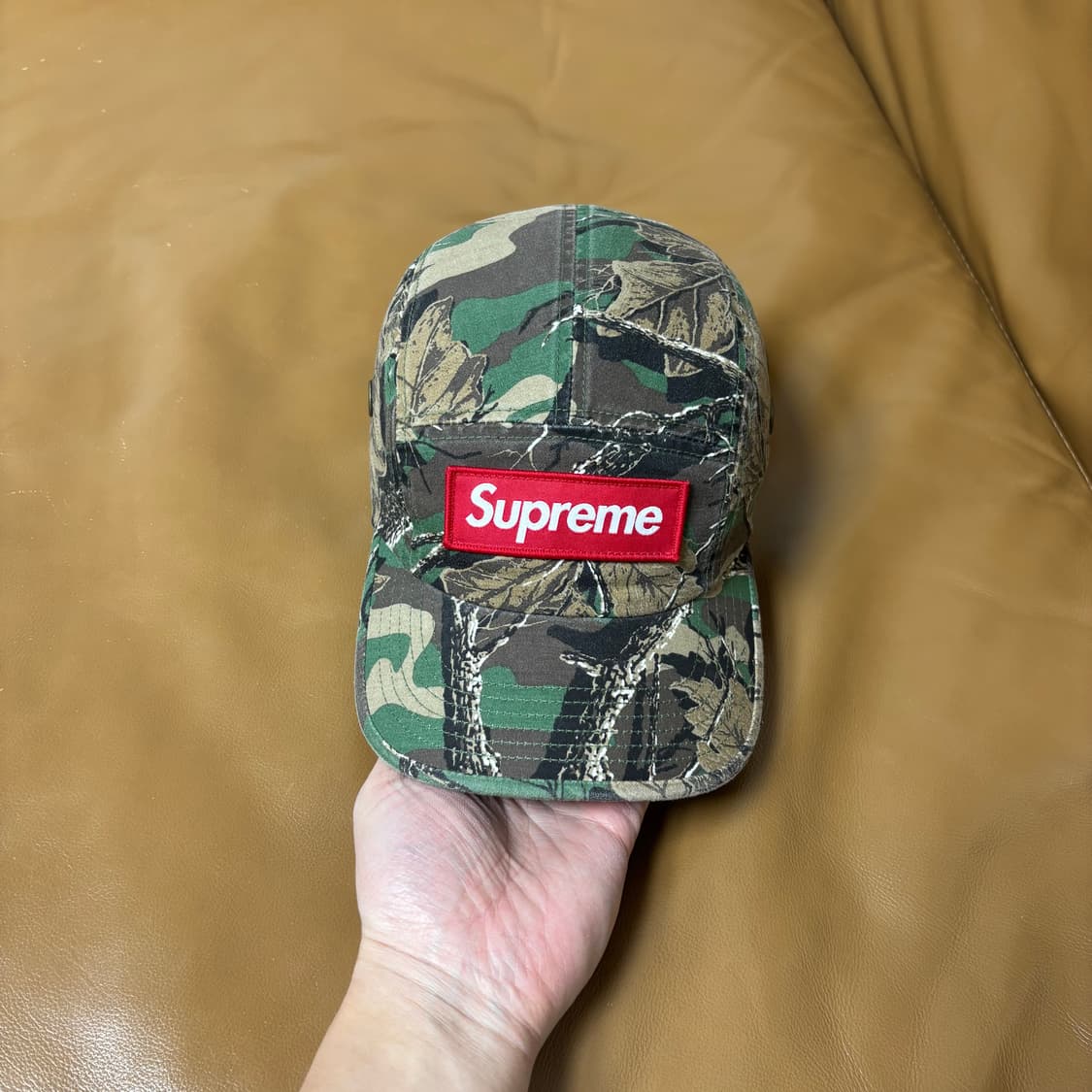 슈프림 캠프캡 모자 박스로고 22FW 밀리터리 카모 상품이미지2