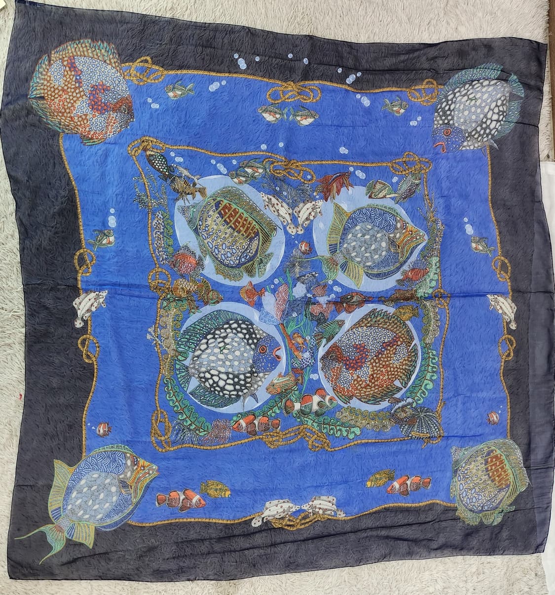 [미사용] 에르메스 실크 100% 스카프 상품이미지1