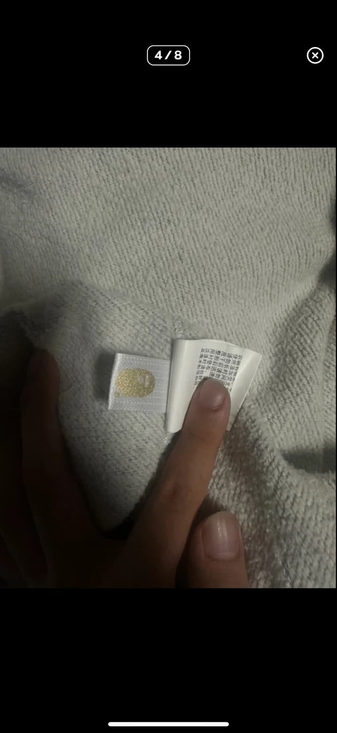 베이프 후드집업 그레이 L 상품이미지4
