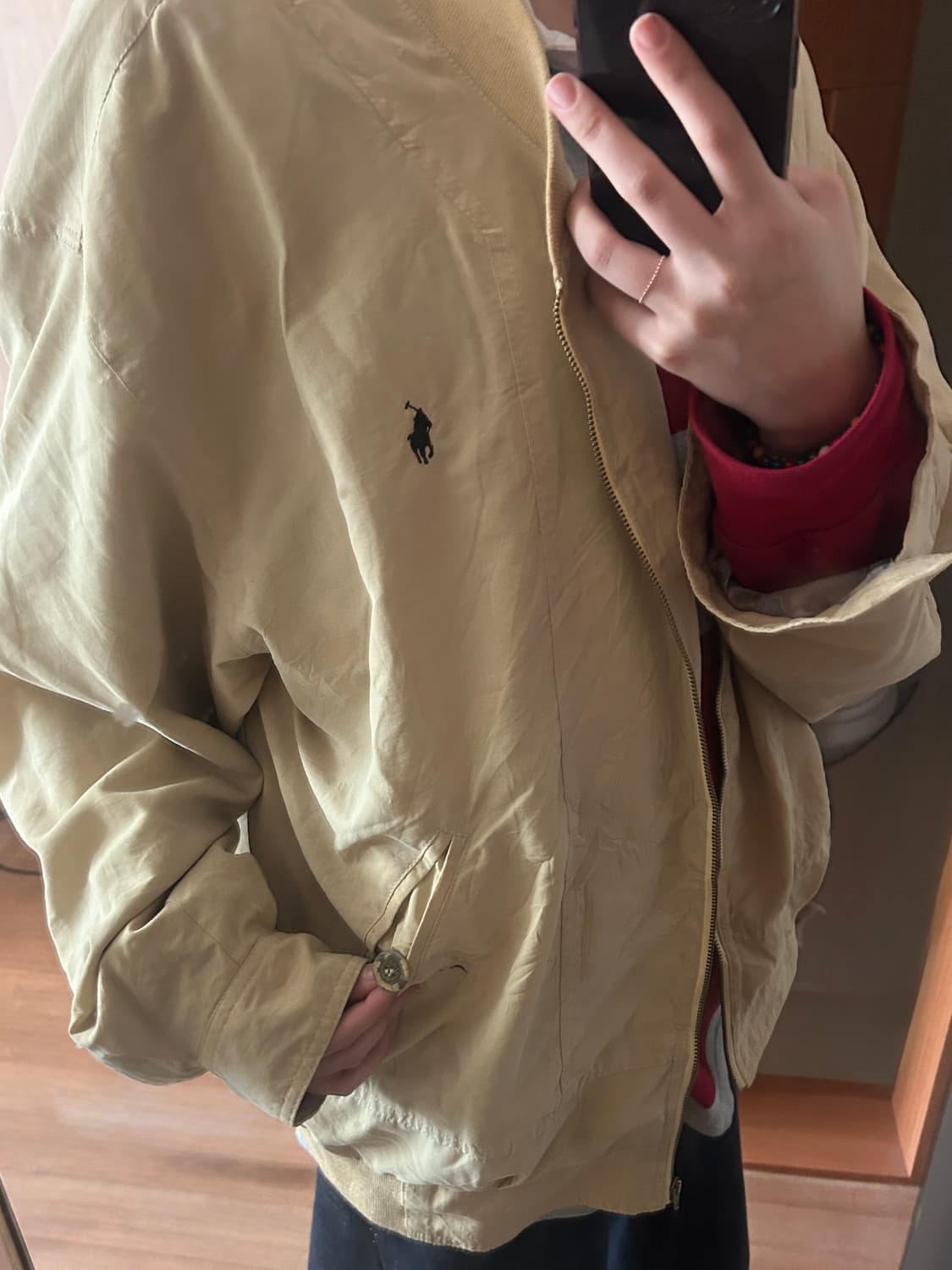 폴로 랄프로렌 블루종 자켓 XL 상품이미지1