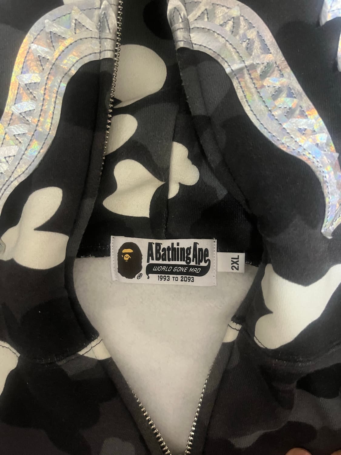 베이프 시티카모 야광후드 상품이미지2