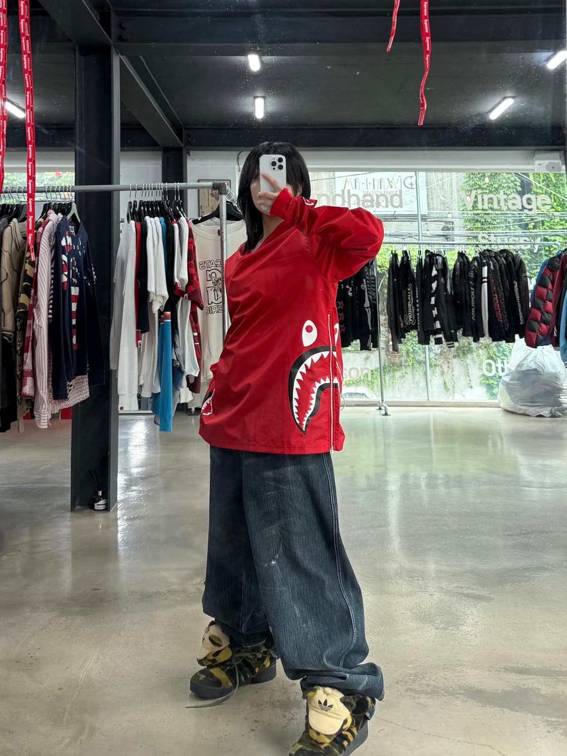 베이프 사이드 샤크 웜업 상품이미지1