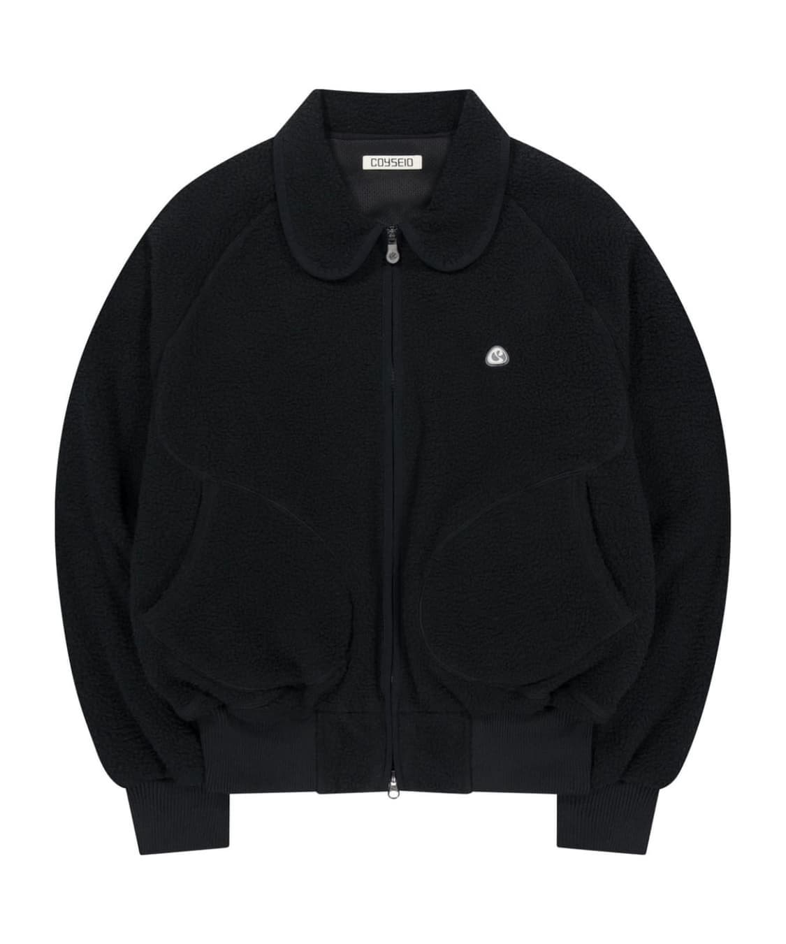 코이세이오 플리스 자켓 블랙 상품이미지1