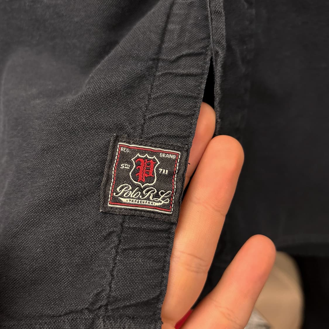 신형라벨 폴로 랄프로렌 칼리지 럭비 모티브 자수 옥스포드 셔츠 N1098 상품이미지5