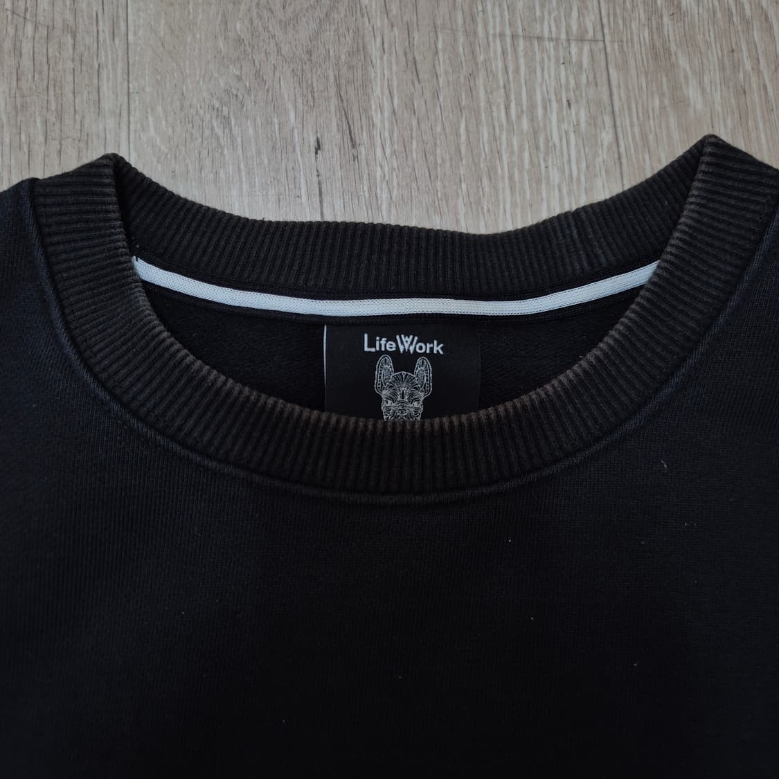 라이프워크 빅나염로고 코튼 오버핏 맨투맨 M(95) 상품이미지5