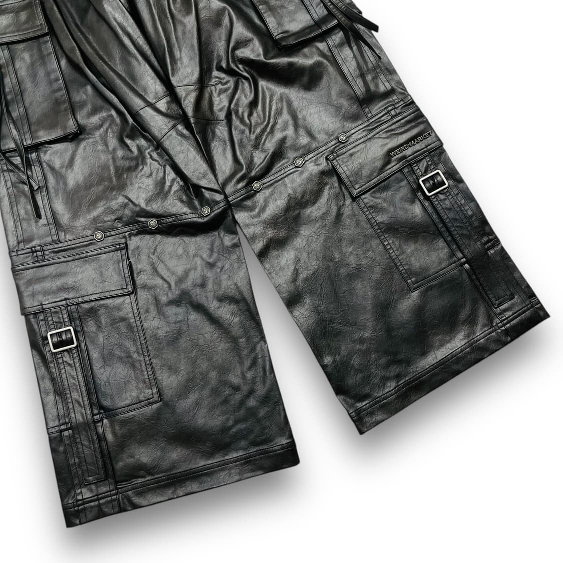 위어드 마켓 스터드 락시크 4중 포켓 와이드 카고팬츠 상품이미지3