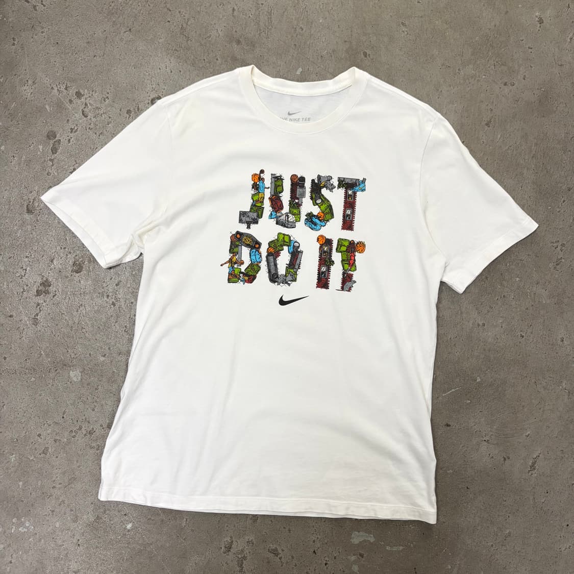 나이키 화이트 반팔티[2179] 상품이미지1