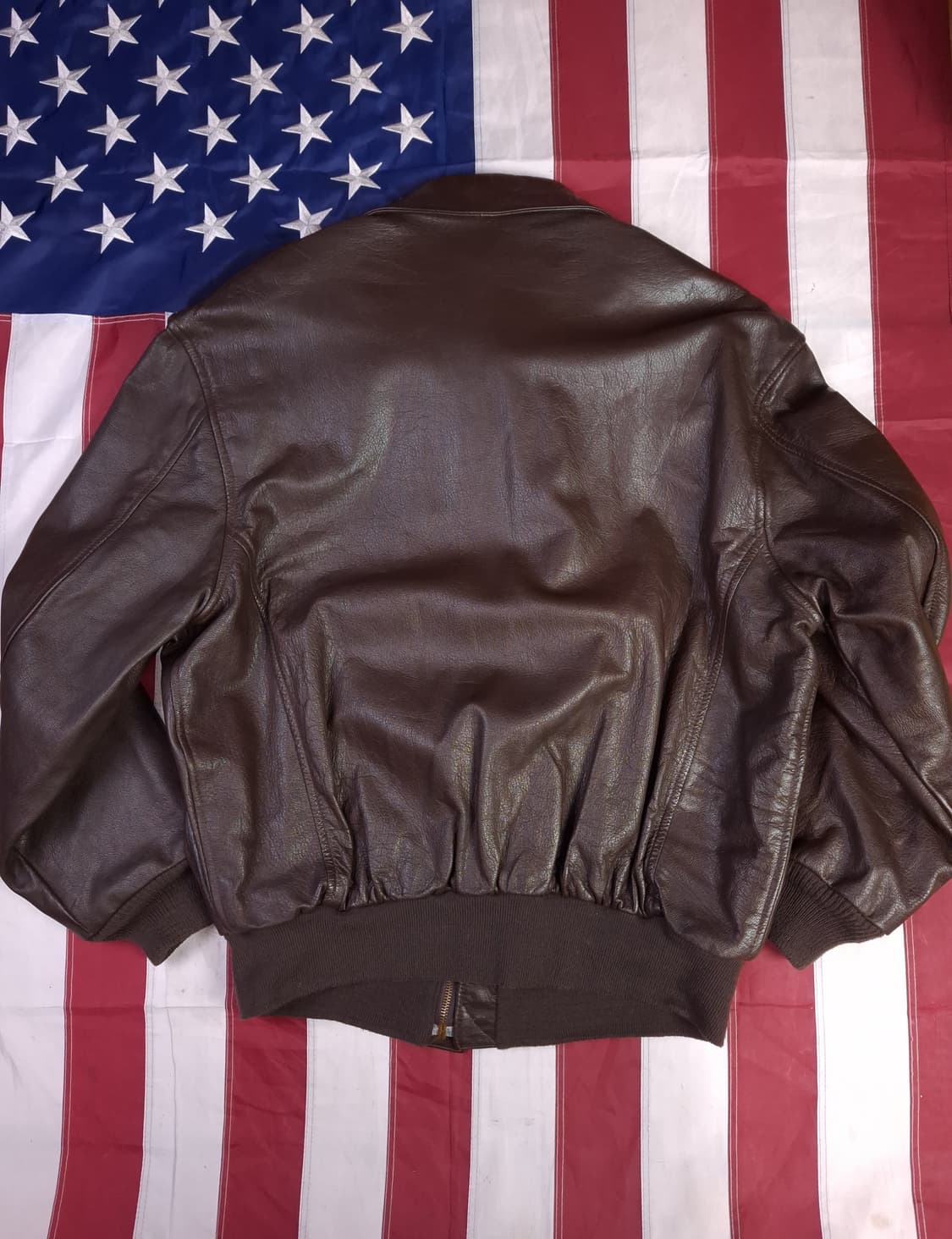 오리지날 미국제조 쿠퍼사 리얼레더 미공군 A-2 항공점퍼 상품이미지8