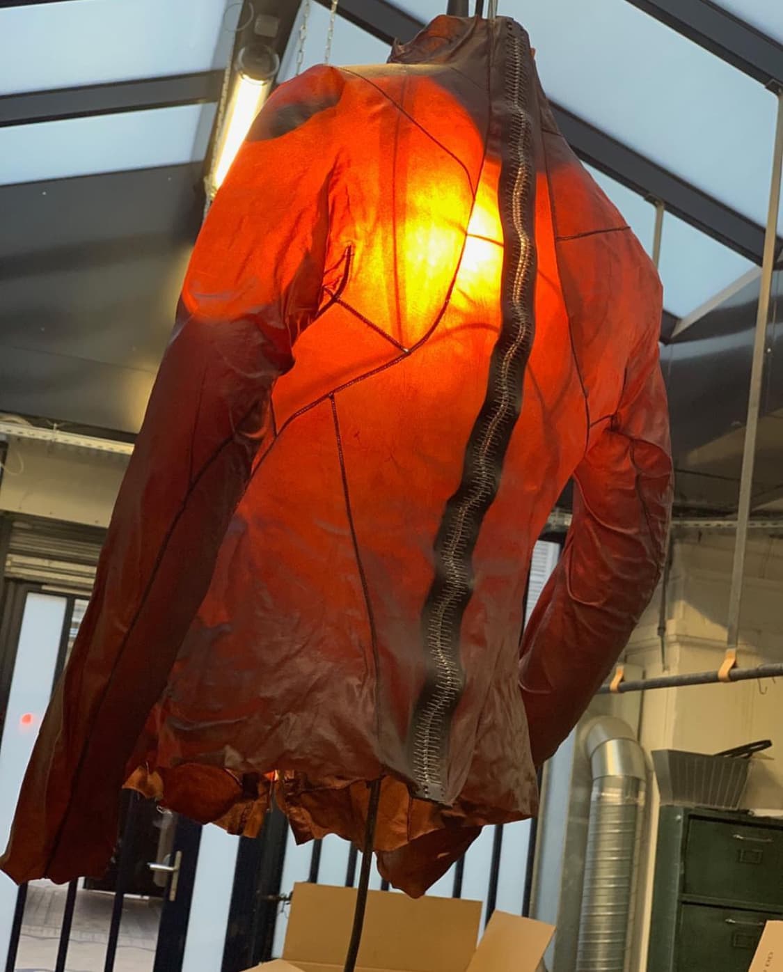 (구매) 아이작 세럼 반투명 레더자켓 상품이미지5