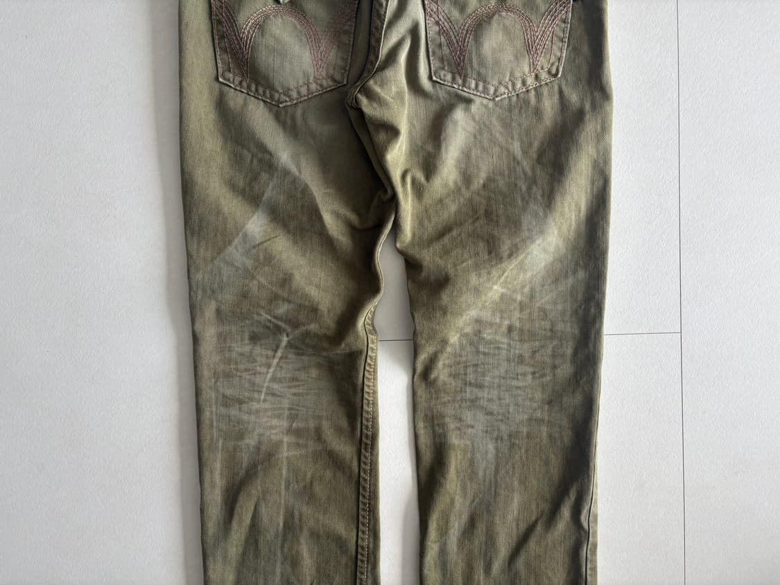 edwin) washed khaki baggy jeans 상품이미지6