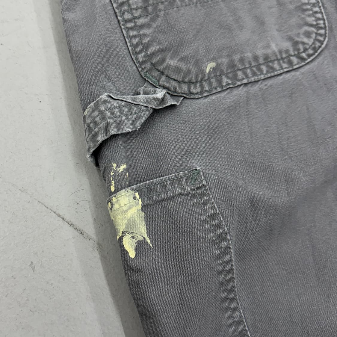 칼하트 OG 가죽패치 카펜터 페이딩 와이드 워크팬츠 상품이미지8