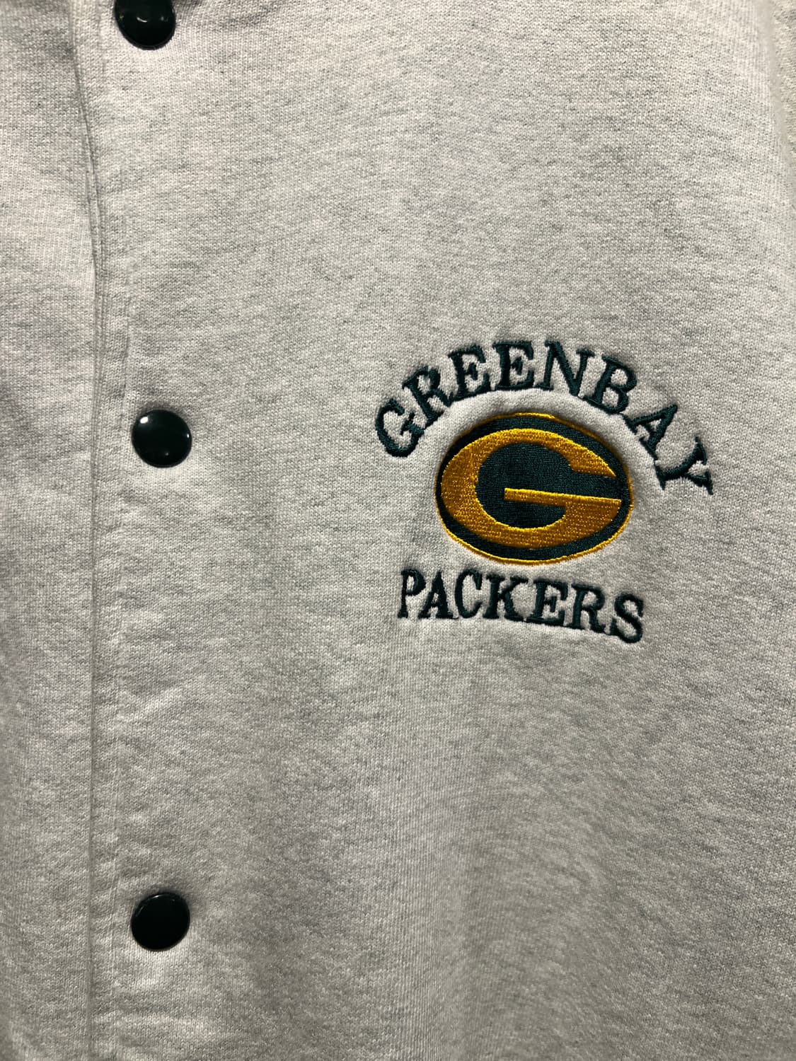 [2XL]프룻오브더룸 G-PACKERS 코튼 바시티 자켓 상품이미지4
