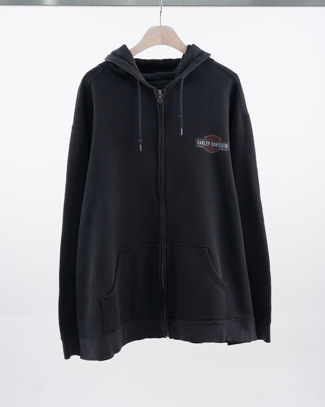 Harley Davidson 00’s 빅로고 후드 집업 상품이미지4