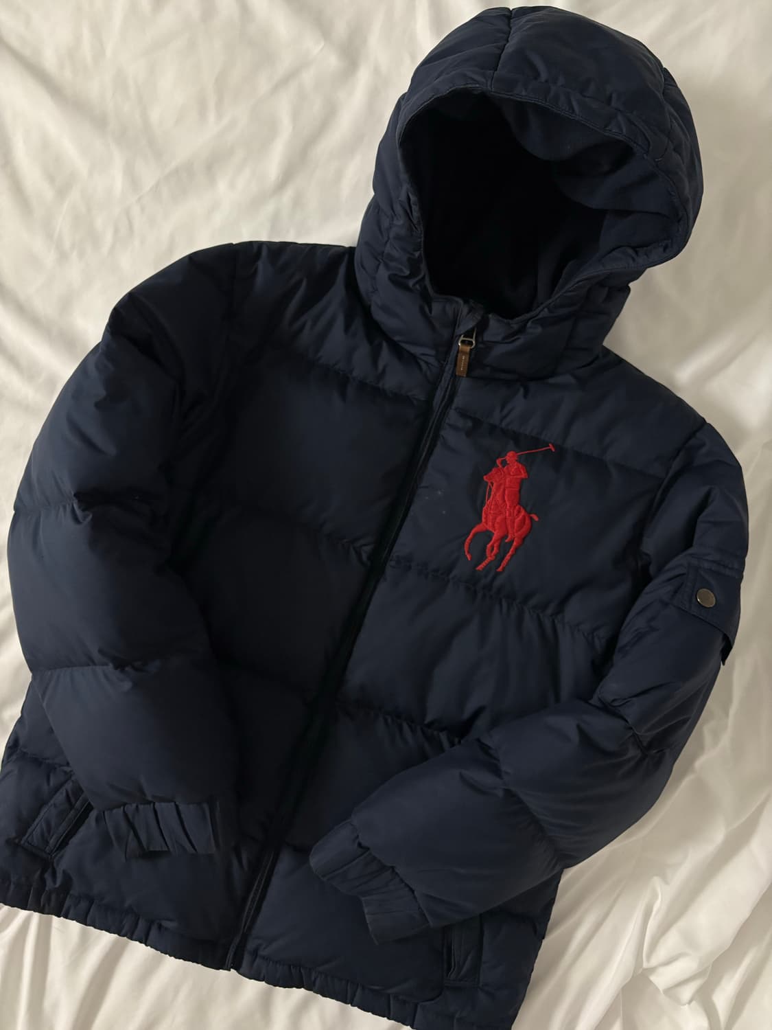 폴로 빅포니 패딩 네이비 상품이미지2