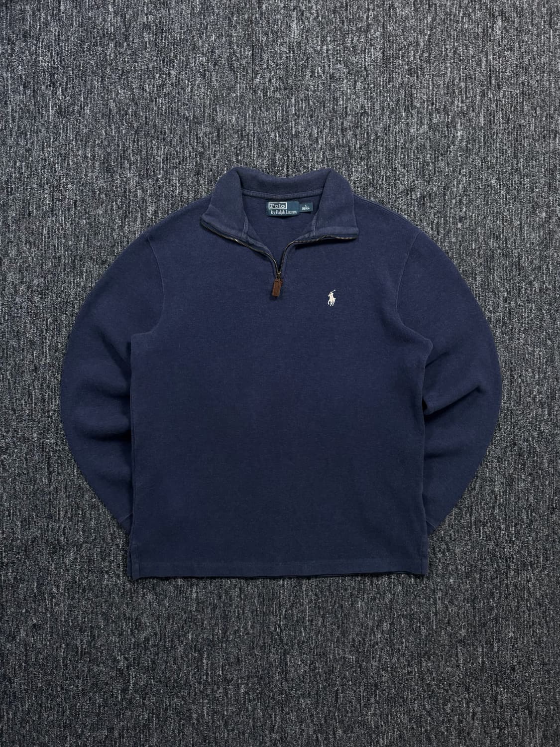 폴로 네이비 코튼 하프집업 상품이미지3