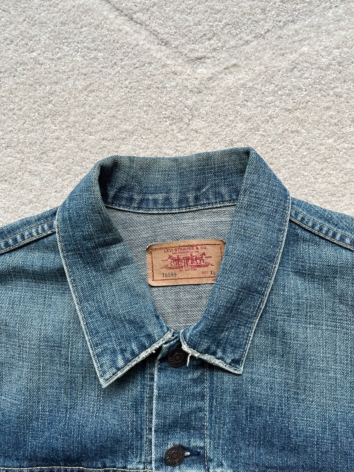 리바이스 재팬 데님 트러커 자켓 (103-105) 상품이미지3