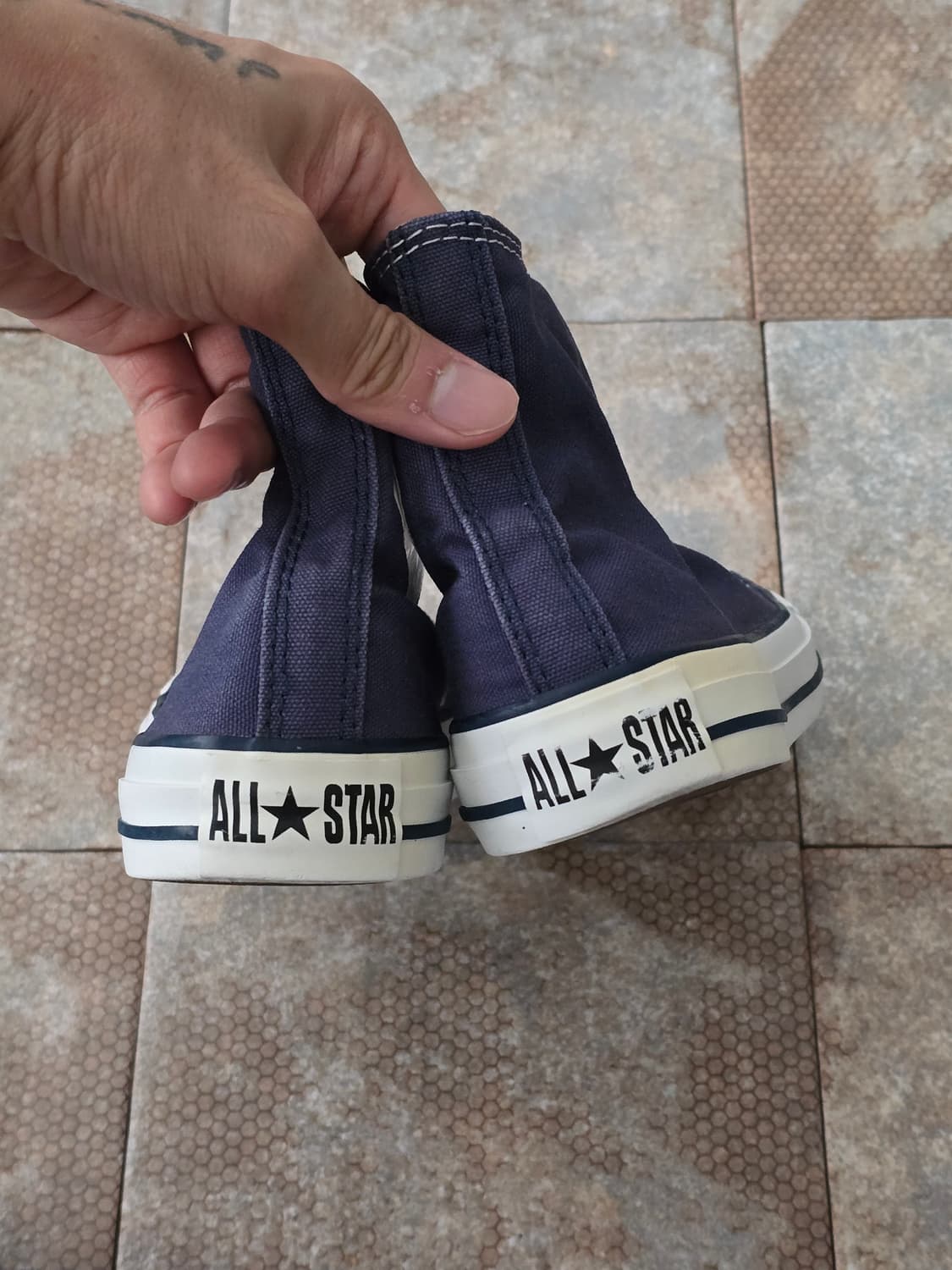 (240)컨버스 척테일러 올스타 하이 네이비  상품이미지8