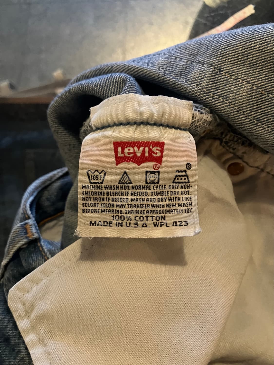 90s USA Levis 501XX 0000 Denim Pants 상품이미지9